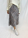 Snake slip skirt