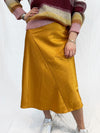 Goldy Orange Slip Skirt