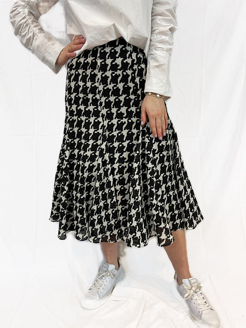 houndstooth Skirt