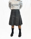 A Line Wool Skirt