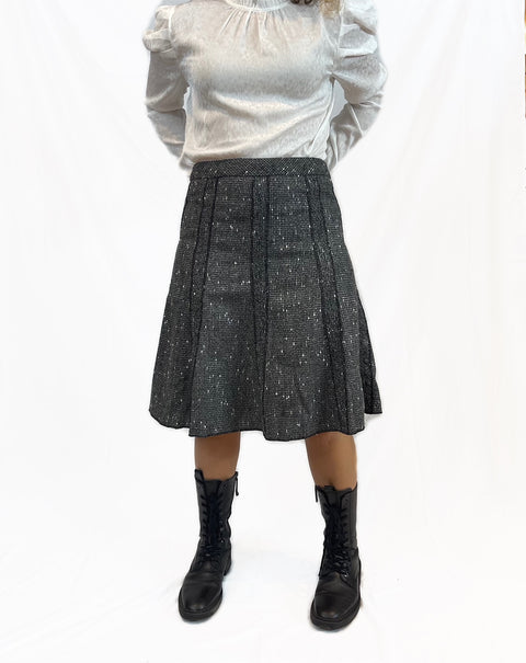 A Line Wool Skirt