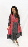 block floral dress