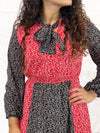 block floral dress