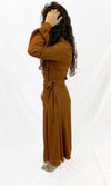 Cinnamon Wrap Dress