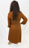 Cinnamon Wrap Dress