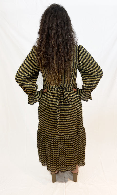 Striped Shimmer Dress