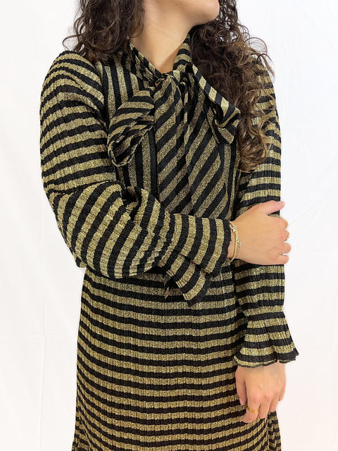 Striped Shimmer Dress
