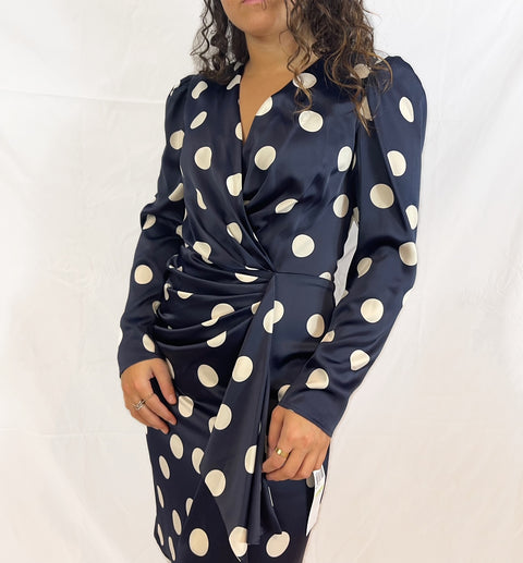 Polka Dot Silky Dress