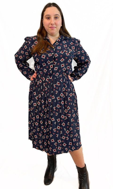 Pleat  pattern Dress