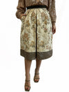 Dolce and Gabbana Shimmer Floral skirt
