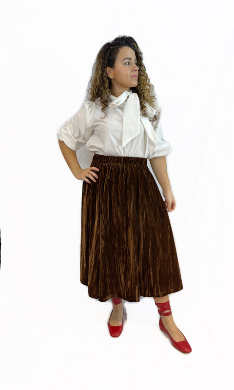 Velvet Toffee Skirt