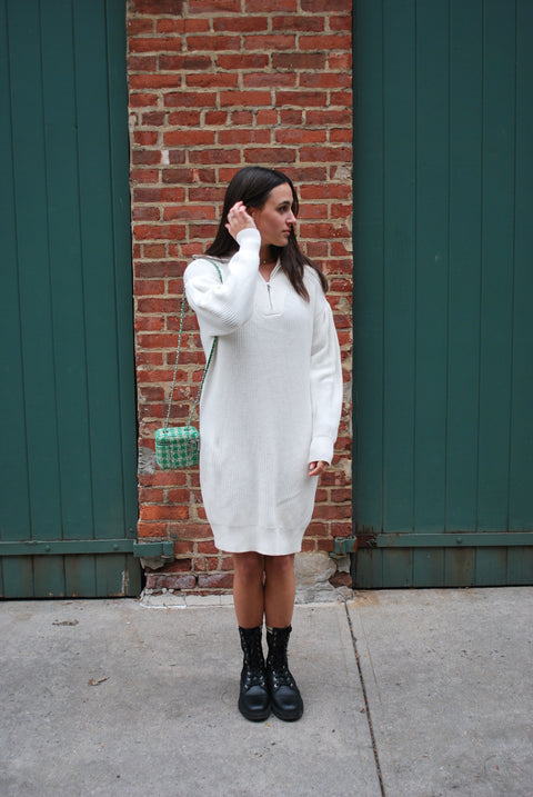 The ultimate sweater dress