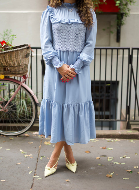 Blue Frill Dress