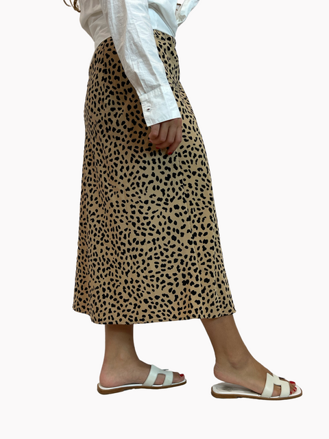Cheetah Slip Skirt