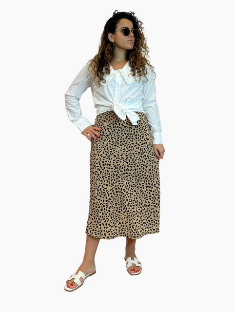 Cheetah Slip Skirt