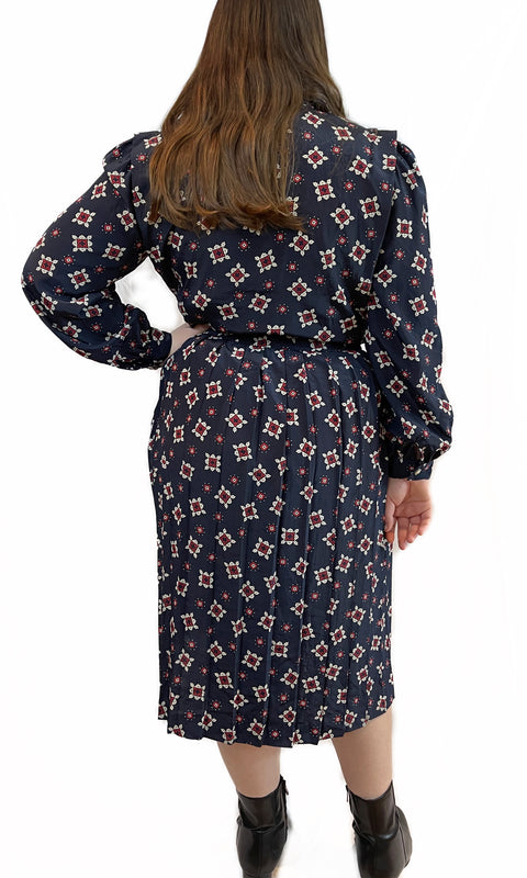 Pleat  pattern Dress