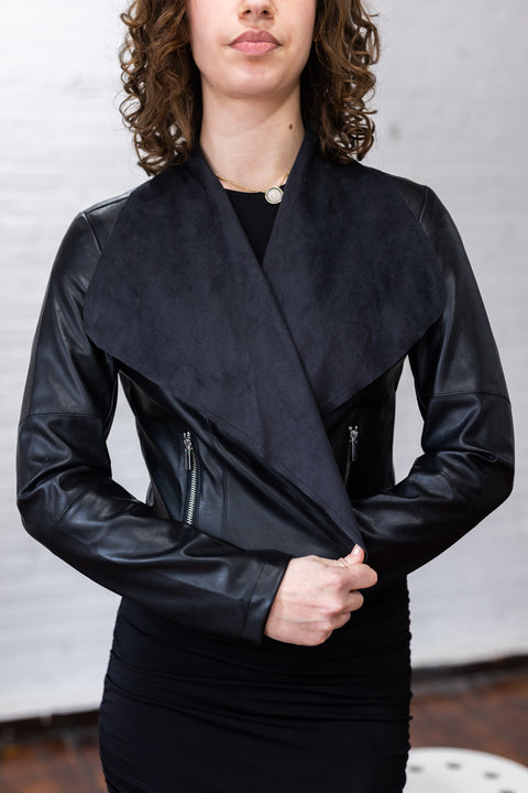Thin Leather Suede Spring Jacket