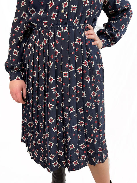 Pleat  pattern Dress