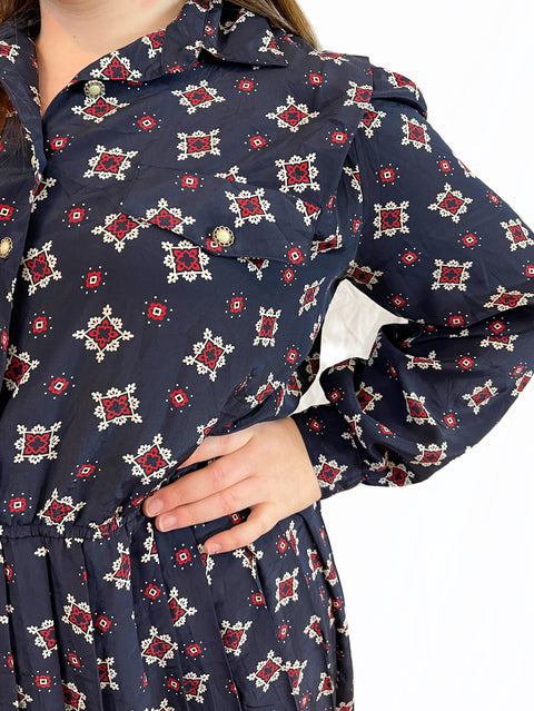 Pleat  pattern Dress