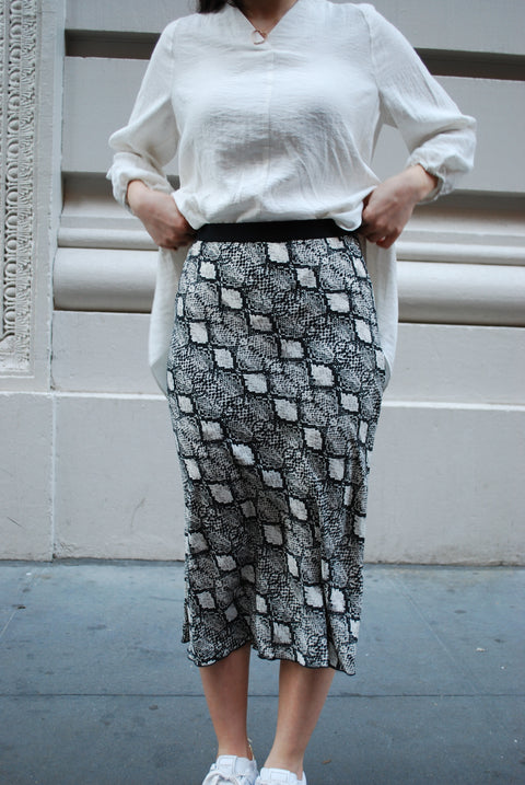 Snake Skin Slip skirt